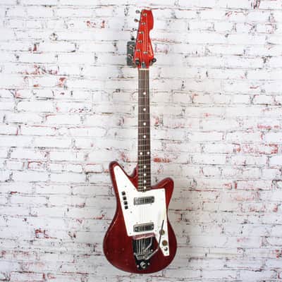 Galanti - 1960's Grand Prix Made In Italy Electric Guitar Cherry - VINTAGE image 7