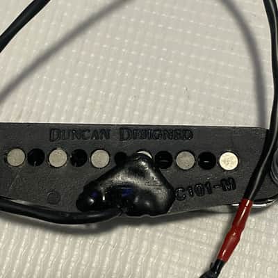 2000's Seymour Duncan Designed SC101 Black Neck Single Coil Guitar Pickup 6.95k image 4