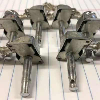 Vintage 3x3 Chrome Tuner Set With Ferrules & Screws image 5