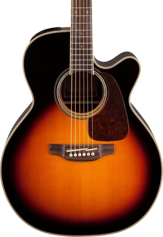 Takamine GN71CE Grand Concert Acoustic-Electric Guitar, Solid Spruce Top, Gloss Brown Sunburst image 1