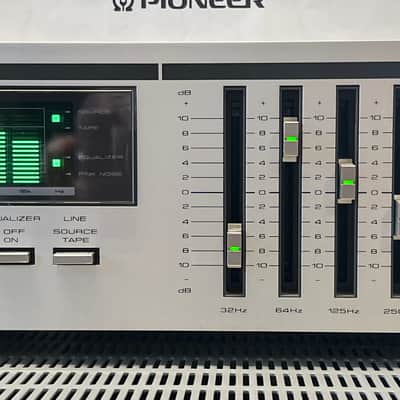 Vintage Pioneer SG-50 10-Band Graphic Equalizer Spectrum Analyzer w/ Original Instructions; Tested image 2