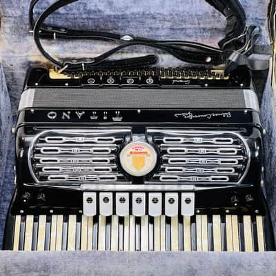 VTG Titano Palmer Converter Grand Piano Accordion Black LMH 41 Keys 120 Bass image 21