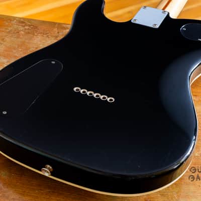 2002 Fender Japan Aerodyne Telecaster Black with cream binding P90 matching headstock - RARE CIJ! image 11