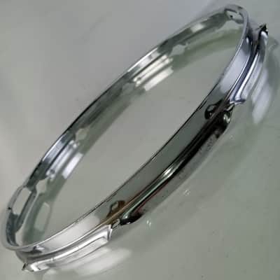 Ludwig 14"Resonant COB Super-Sensitive Rim/Hoop Triple-Flange Snare Drum BRASS image 5