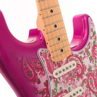 Fender MIJ Limited Edition Paisley Stratocaster 2026 Pink Paisley 3523gr image 8