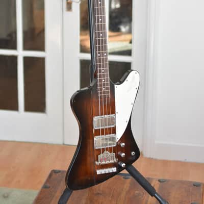 Greco TB1100 Thunderbird Bass 1980 Sunburst with Gator Case image 18