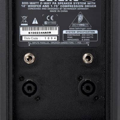Behringer Eurolive B212XL 800-Watt 12" Passive Speaker image 4