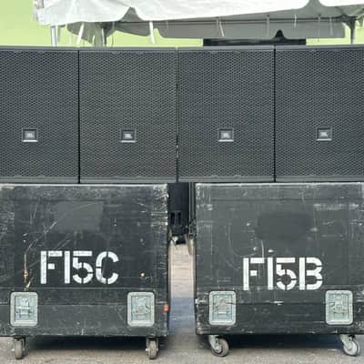 JBL VTX F15 15-inch Bi-Amplified 2-Way Loudspeakers W/ Case (LOT OF 4) THS image 3