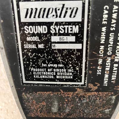 Maestro Gibson Boomerang BG1 1967 image 5
