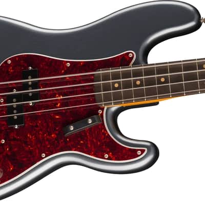 Fender Limited Edition VinteraÂ® II Road WornÂ® '60s Precision Bass Charcoal Frost Metallic imagen 3