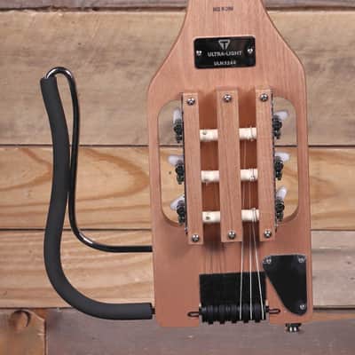 Traveler Ultra-Light Nylon Acoustic/Electric Guitar Natural w/ Gigbag image 3