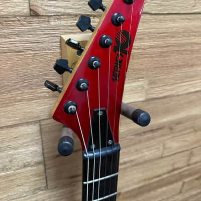 Series 10 by Bently  HSS Super Strat Guitar- 1980's -Candy Apple Red - 7lbs 8oz w/gig bag image 6