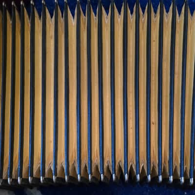 Vintage Hohner Liliput Club Diatonic Button Accordion Bb/Eb - A=440 Pitch - Mint Bellows w/ Original Case image 5