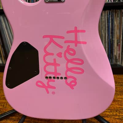 2006 Squier Hello Kitty Stratocaster Pink image 9