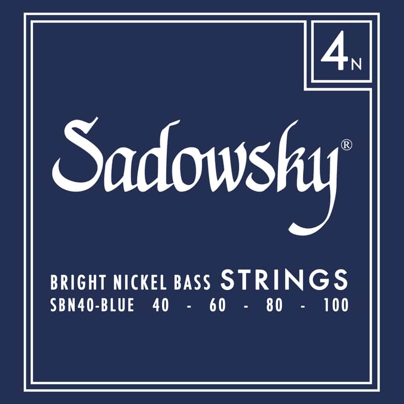 Sadowsky Blue Label Bass Strings Set - Nickel - 4 String (40-100) image 1
