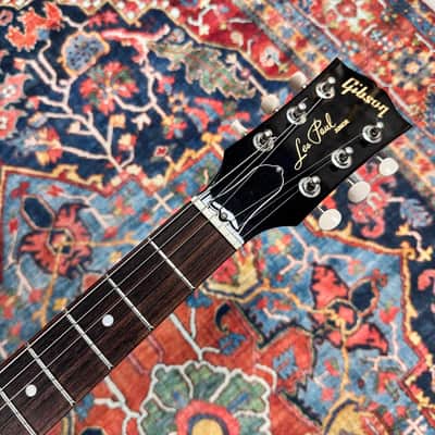 *6.87 lb* Les Paul Junior 2022 Ebony Dog Ear P90 image 2