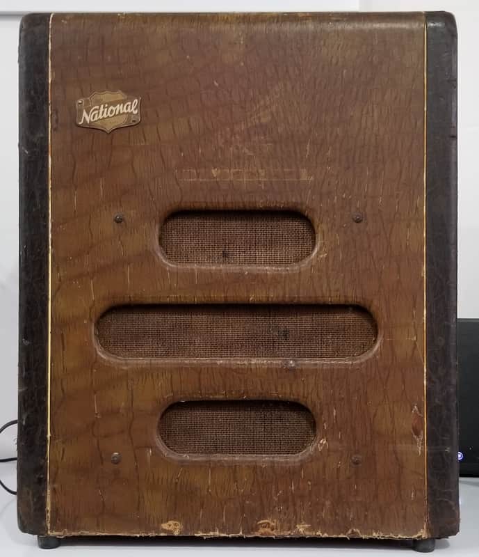 COLLECTORS! National Valco Art Deco Jazz Era Guitar Amp 1940s USA image 1