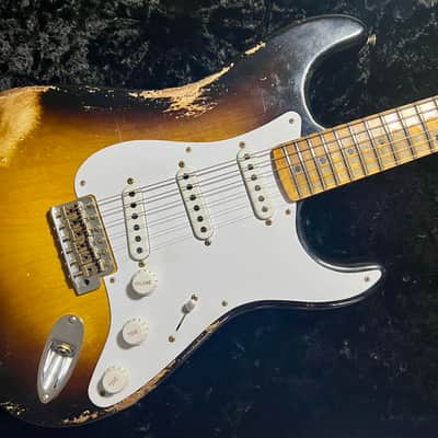 Fender Custom Shop 70th Anniversary 1954 Stratocaster Heavy Relic Limited Edition 2024 - Wide fade 2-color sunburst image 2