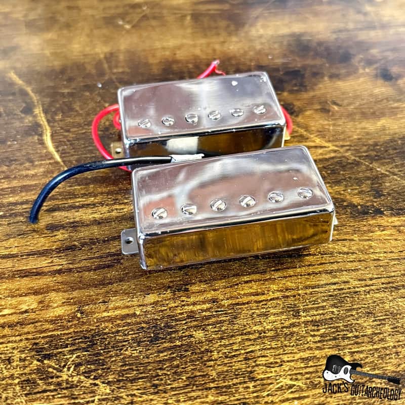 Economy Set of Humbucker Pickups (2000s - Chrome) image 1