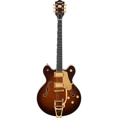 Gretsch Broadkaster LX Figured Center Block Electric Guitar - Havana Burst image 2