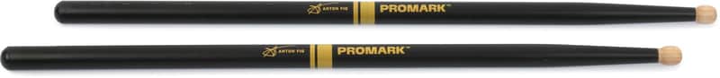 Promark Anton Fig ActiveGrip 595 Drumsticks - 5B (5-pack) Bundle image 1