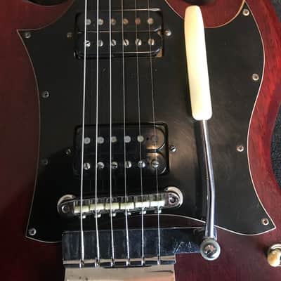 Gibson SG Standard "Large Guard" with Maestro Vibrola 1966 - 1971 - Cherry image 10