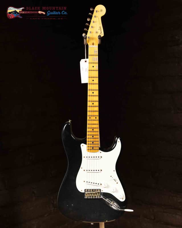 Fender Custom Shop '55 Stratocaster Journeyman Relic - Black image 1