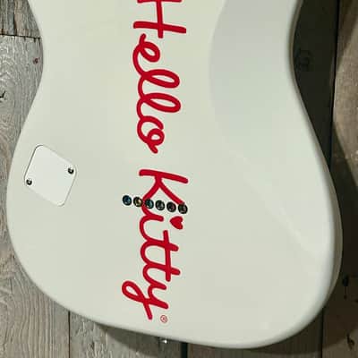 New Fender FSR Limited Edition Squier Hello Kitty Stratocaster - White, In Stock and Ready to Ship Ultra Fast! image 12