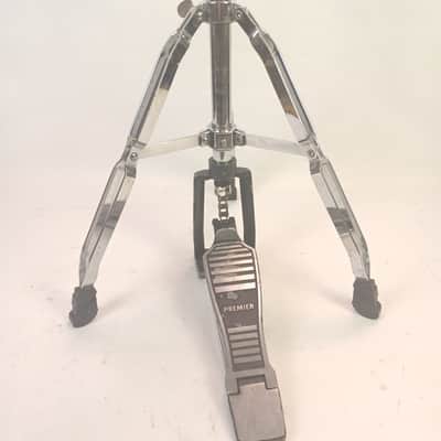 Premier Double-Braced Hi-Hat Cymbal Stand Tripod Base Yamaha Vintage 80s Japan image 2