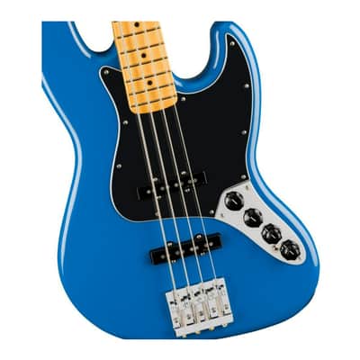 Fender Player II Modified Active Jazz Bass 4-String Right-Handed Guitar with Alder Body, Maple Neck, and Maple Fingerboard (Electric Blue) image 4