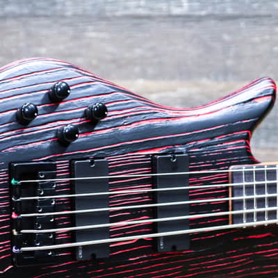Spector NS Pulse 5 Left-Handed Cinder Red EMG Pickups 5-String Electric Bass w/Bag image 7