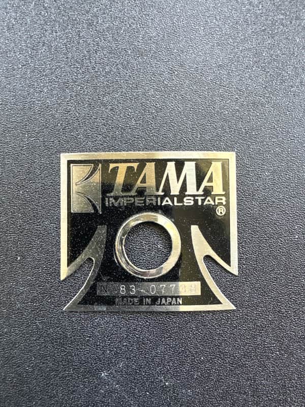 2-Tama Imperialstar 80’s- - Black and silver image 1