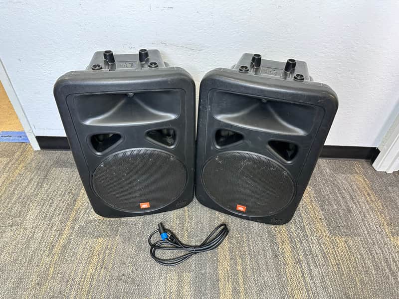 JBL EON 1500 15″ 2-Way PA Speaker Pair image 1