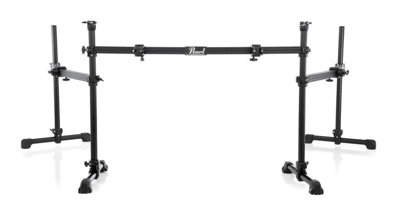 Pearl Icon Three-Sided Drum Rack, Curved/Black (W/Pcx100/B X4 & Pcl100/B X2) image 1