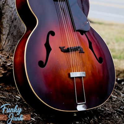 ~Tone Monster~ 1952 Wabash by Kay Jumbo Jazzbox Archtop Guitar ~ Made in USA! Harmony Silvertone ! image 7