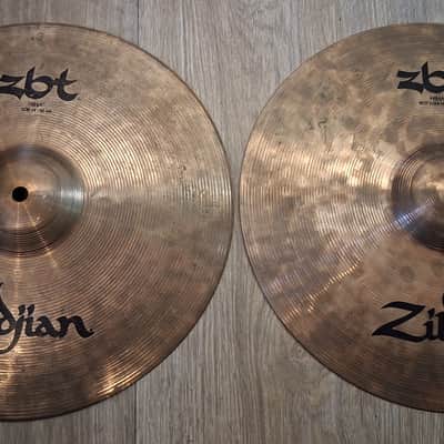 Zildjian 14" ZBT Hi-Hat Cymbals (Pair) 2004 - 2019 - Traditional image 1