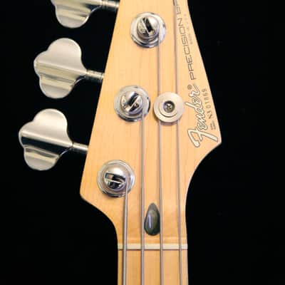 1993 Fender USA Precision Plus Deluxe , "Longhorn" or "Boner" bass, Caribbean Mist image 8