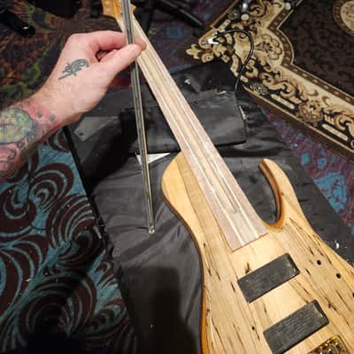 Ramsay: RMI RAMSAY: Vincent Bertolani Sonata VI signature model. 6 String bass guitar 2023 - ATLANTIC blue, Refinished in US 2024 image 14