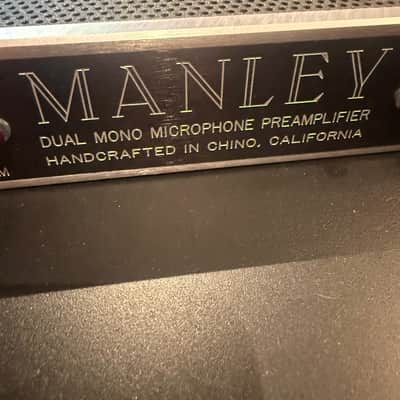 Manley Dual Mono Mic Preamp DMMPD - All Tube - Excellent Condition image 5
