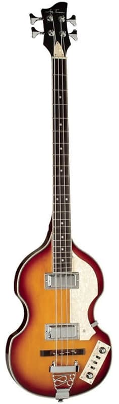 Jay Turser JTB-2B Series Electric Bass Guitar, Vintage Sunburst image 1