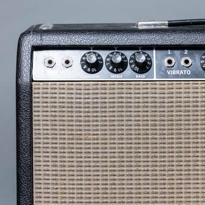 Fender Pre-CBS Deluxe Non Reverb AB763 Blackface 1964, Black image 2