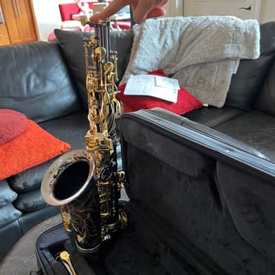 Selmer SAS280RB LaVoix II Step-Up Model Alto Saxophone 2010s - Black Nickel-Plated image 3