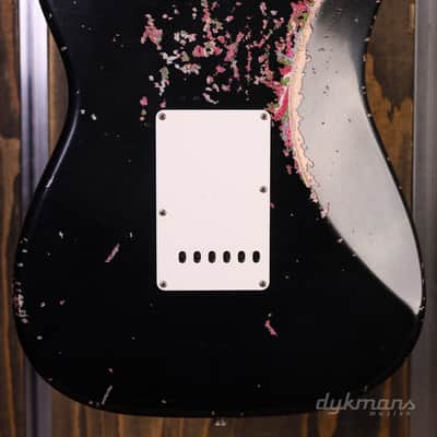 Fender Custom Shop Limited Edition Mischief Maker - Heavy Relic - Aged Black Over Pink Paisley image 8