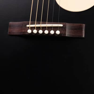 Gibson Century Collection J-185 12-Fret Acoustic Guitar - Ebony with Hardshell Case image 9