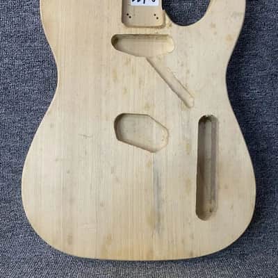 Basswood Unfinished Tele Style Guitar Body image 4