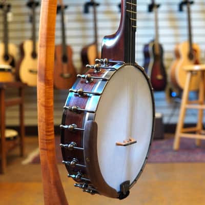 OME USA Jasmine Limited Edition 11" Open Back Banjo Cherry w/Hard Case image 2