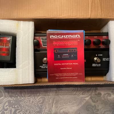 Rocktron Cyborg Distortion Effects Pedal - 2000s - Black - New in Box image 8