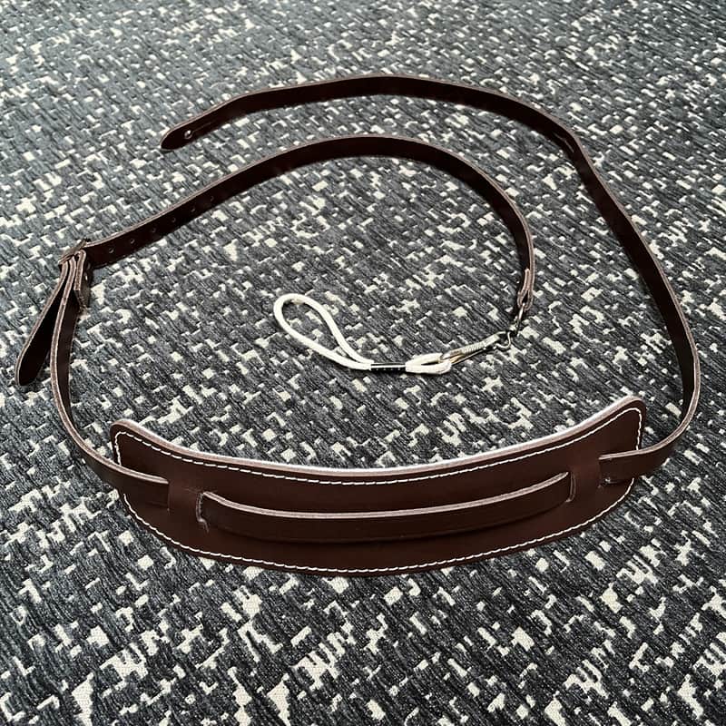 Guncotton Acoustic Guitar Leather Strap Brown * The Beatles * Gibson J160E * image 1