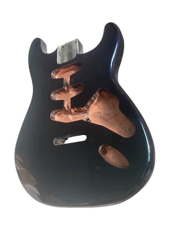 Purple Chameleon Finish Guitar Strat Style Alder Wood Body image 1