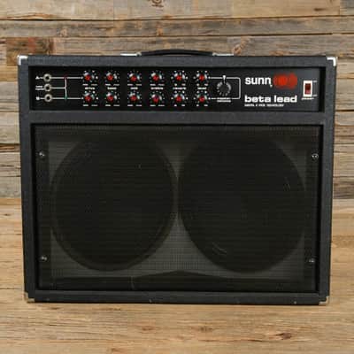 Sunn Beta Lead 2x12 Combo w/3-Button Footswitch USED (s162) image 1